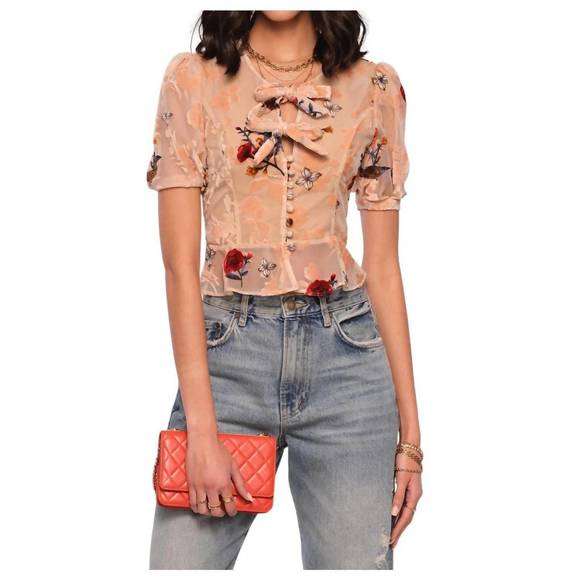 NEW HEARTLOOM avedon top in bisque - Picture 1 of 2